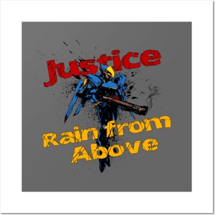 Justice rain from above! (Ver.1) Posters and Art